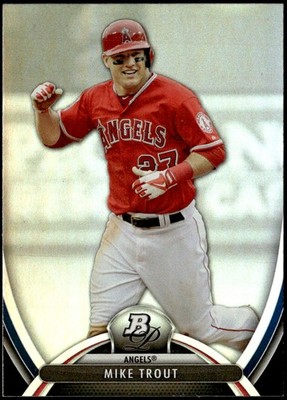 2013 Bowman Platinum #2 Mike Trout E1