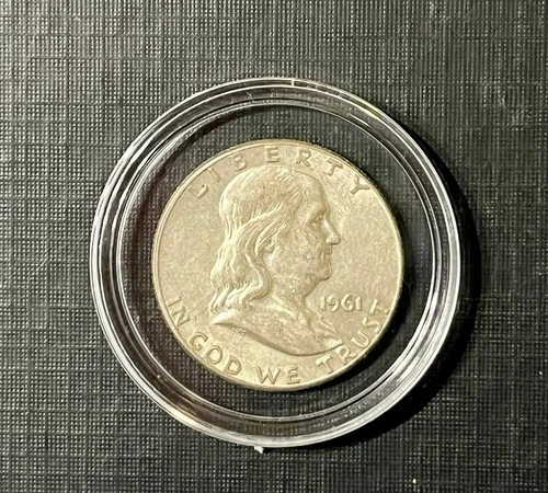 1961 Franklin Very FIne 90% Silver Half-Dollar w/Strong Bell Lines