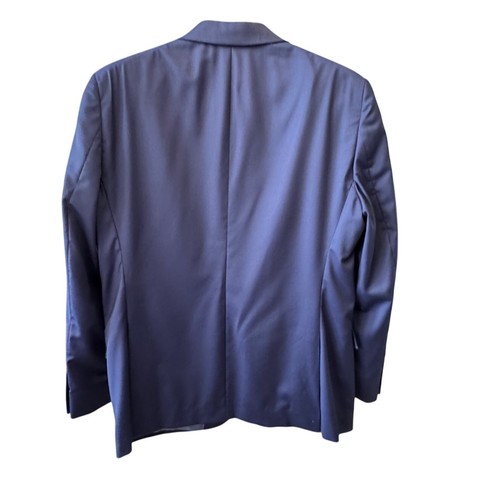 New HART SCHAFFNER MARX Navy Blue New York Fit Soft Reda Flexo Jacket Size 42S - Picture 2 of 4