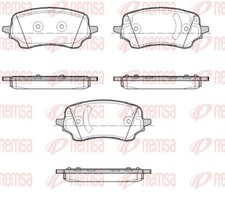 Bremsbelagsatz Scheibenbremse REMSA 1885.00 für FORD PUMA J2K CF7 EcoBoost mHEV