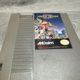 Double Dragon II 2 The Revenge Nintendo NES CIB Box Manuale Testato Autentico