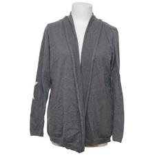 Kurt Kölln, Strickjacke, Damen, Größe: L, Grau/Weiß, Acryl/Baumwolle #3WZ