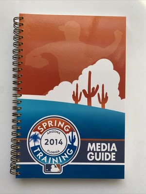2014 Spring Training Baseball Official Media Guide Book Program Florida Arizona