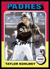 2024 Topps Heritage Taylor Kohlwey Rookie San Diego Padres #154
