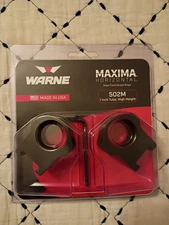 Warne 502M Maxima Horizontal Ring Set 1" Diam High Steel SAME DAY FREE SHIPPING!