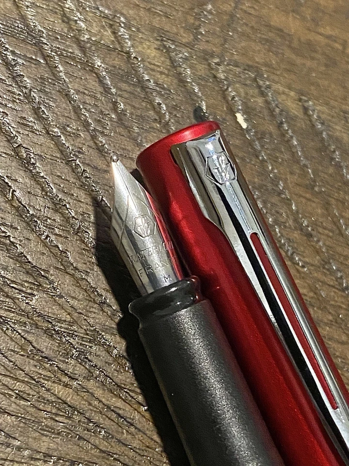 Lote de canetas Waterman / Parker (fonte e rollerball) -Laureat Bordeaux, Allure - Imagem 3 de 4