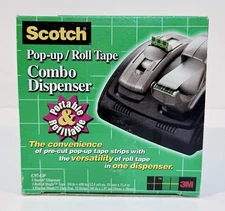Scotch Pop-up/Roll Tape Combo Dispenser Removable Refillable