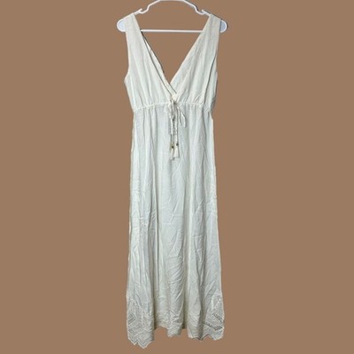 L*space By Monica Wise Rosie Cover Up V-Neck Sleeveless Dress Women's Small NWT