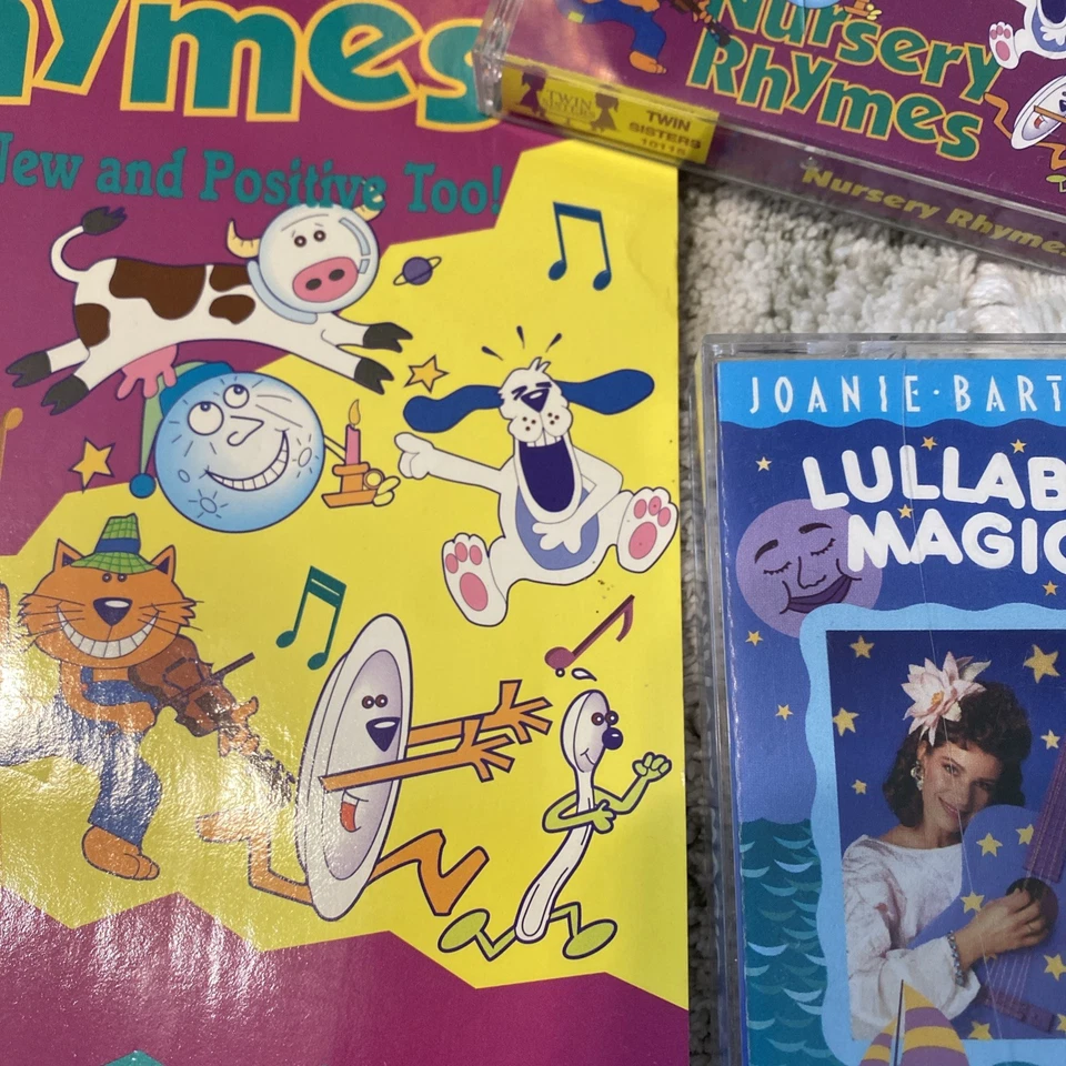 1995 Twin Sisters Productions Cassette Books Farm Animals Nursery Rhymes — 第 4/4 张图片