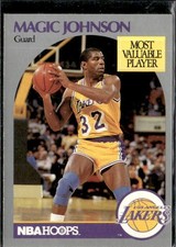 1990-91 Hoops #157 Magic Johnson