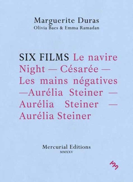 Six Films by Marguerite Duras (Paperback Book)