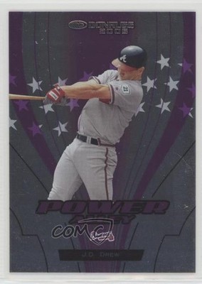 2005 Donruss Power Alley Purple 85/250 JD Drew #PA-9 1s7