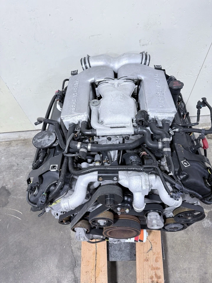 07-09 MONTAJE COMPLETO MOTOR JAGUAR XKR X150 SOBREALIMENTADO 4,2 L #3579 Foto 4 de 4