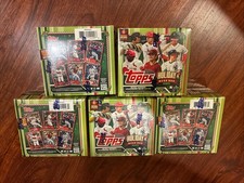 5x 2023 Topps Holiday MLB Baseball Trading Cards Mega Box - Factory Sealed Relic