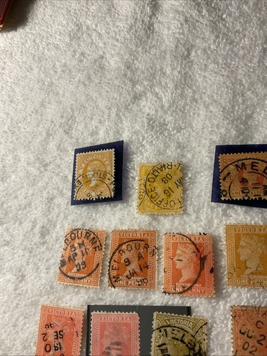 VICTORIA.1860’s-HISTORICAL EVENTS lot Of 21-Stamp MH & USED,#207 - Picture 2 of 8
