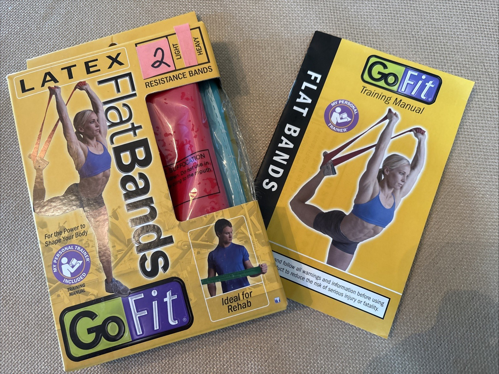 2 Bands Latex Light+heavy +training Manual