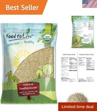 Organic Whole Grain Buckwheat Groats, 15 lbs High Protein, Kosher Nutrition