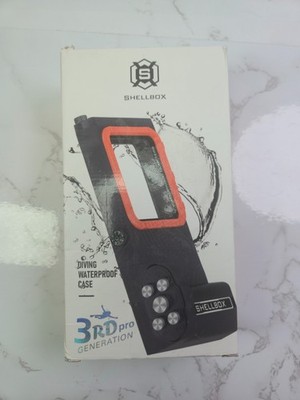 Shellbox 3rd Gen 15M Diving Waterproof Phone Case Blue Rugged Bluetooth Pro