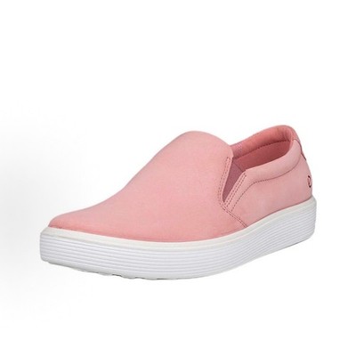 ECCO WOMEN'S 40 SOFT 60 PINK WHITE SLIP ON SNEAKER NIB 21925302363