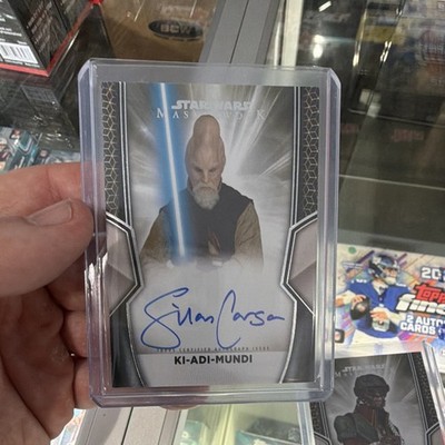 Topps Star Wars Masterwork Ki-Adi-Mundi Autograph Silas Carson A-SC 2017