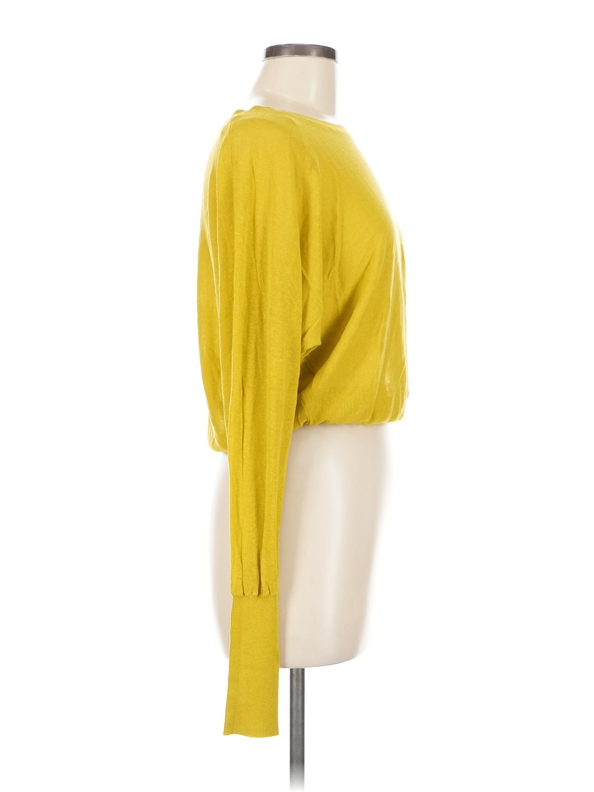 Zara Women Yellow Long Sleeve Top M thumbnail 3