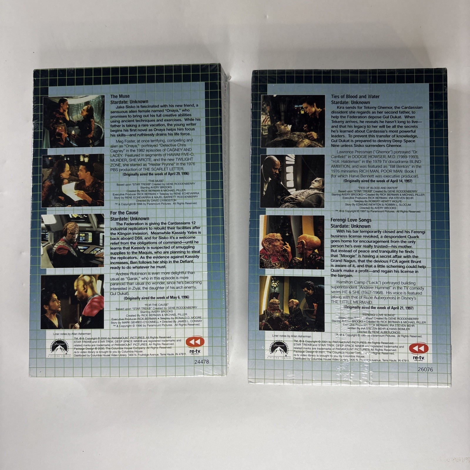 Star Trek Deep Space Nine Collector’s Edition VHS Lot Of 2 Factory Sealed 