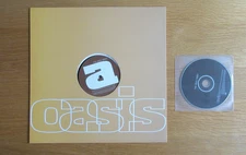 OASIS “Hindu Times” 12” Promo Vinyl  RKID 23TP + Promo CD MINT UNPLAYED