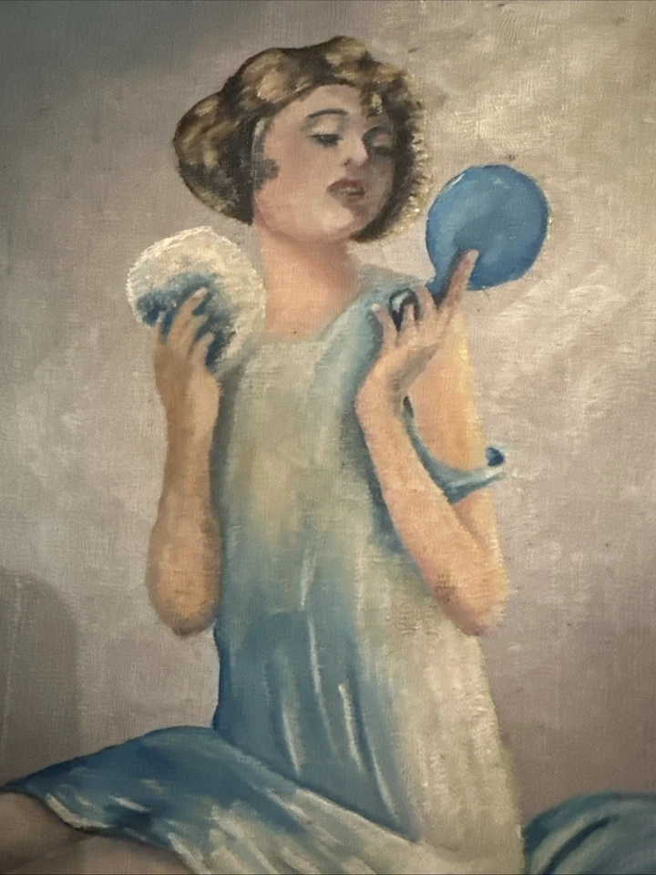 pintura al óleo art deco Foto 4 de 4