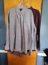lot of 4 mens stafford button down Shirts 17 36-37