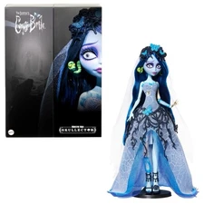NEW Monster High Tim Burton's Corpse Bride Emily Skullector Fashion Doll IN HAND