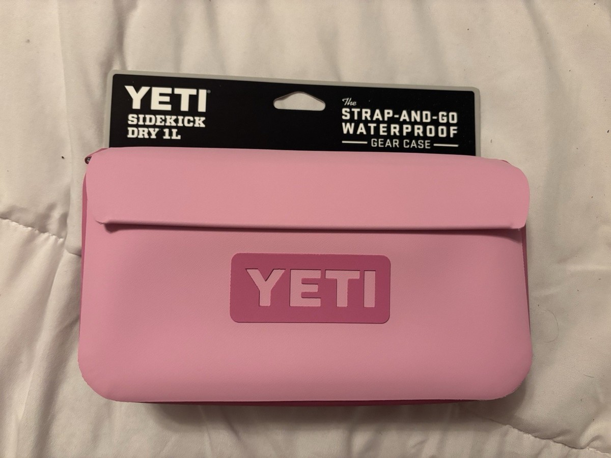 YETI POWER PINK Sidekick Dry Bag 1L Gear Case New Rare Waterproof