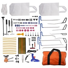 89pcs Auto Body Dent Removal Tool Kit Pdr Puller Tabs Glue Gun Set