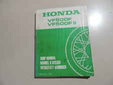 . Manuale officina manuale d'atelier HONDA VF 500 F F2 1985 manuale officina riparazione 
