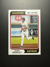2023 Topps Heritage #308 David Hensley RC Houston Astros