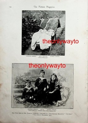 Twin Sons Of Mr Charles Harrison, Verlag, Buchillustration (Druck), 1893