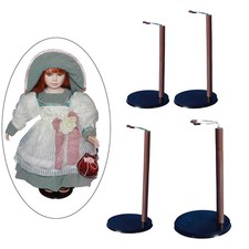 Doll Display Stand Support Bracket Round Bottom Lightweight Adjustable