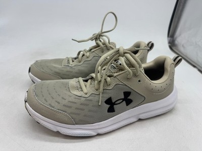 Under Armour Charged Assert 10 Sneakers Men's Khaki Lace Up Running Shoes - 10.5