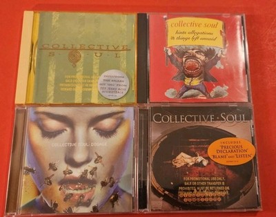 Collective Soul 4 Cd Lot. 1993-1997 Self-titled, Dosage,Hints Allegations.......