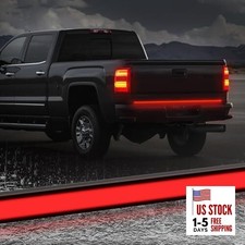 48 Inch Tailgate Light Bar, Aluminum Frame LED Tailgate 48" Rigid - Red Turn