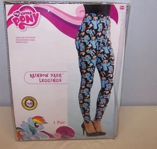 Women’s One Size Fits Most My Little Pony Rainbow Dash Leggings Halloween New