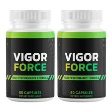 (2 Pack) Vigor Force Male Supplement Vigor Pills to Boost ED Vitality & Stamina