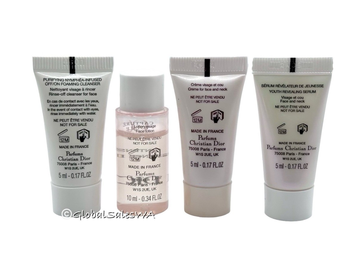 DIOR Capture Totale Le Serum Firming Face Cream Essence Cleanser 4