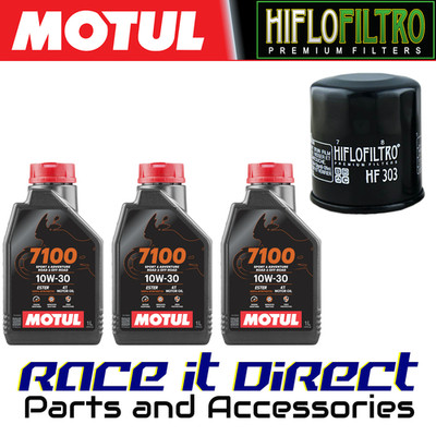 Öl und Filter für Kawasaki ER400 DKF,DLF 2019-2020 MOTUL 7100 & Hiflo