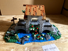 Mittelalterliche Brücke Klemm-/Steckbausteine passend zur Lego-Burg 10305