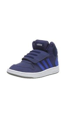 Adidas Hoops Mid 2.0 I, Unisex-Kinder Sneaker 0-24, Blau
