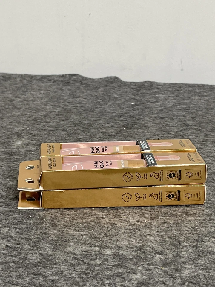 e.l.f. Halo Glow Beauty Wand Highlight Liquid Gold Vegan Cruelty-Free 4 PACK - Image 3 of 4