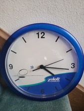 Vintage Zoloft Pharmaceutical Drug Rep Promo Wall Clock 9 Works Advertising USA