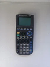 Texas Instruments TI-83 Graphing Calculator. Very Hard To See Numbers On Screen.