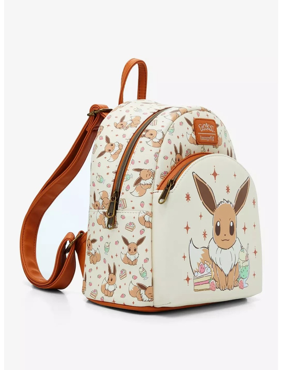 Eevee Loungefly Pokemon Desserts Cake & Shake Mini Backpack Bag | eBay