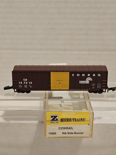 Micro-trenes escala Z MTL 14205 Conrail Rib Side Box Car  | Zustand: New